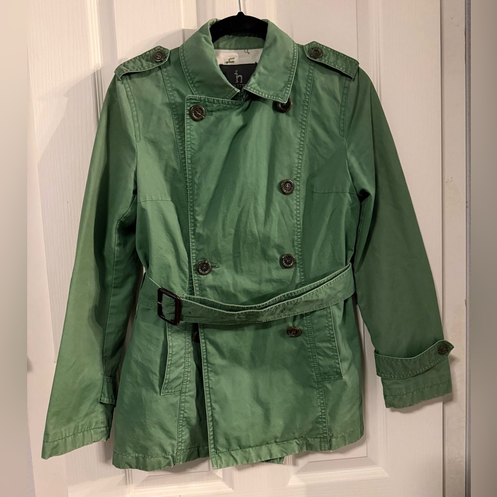 Hazzy’s Green Double-Breasted Field Coat
